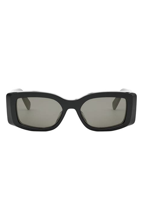 celine 53mm rectangle sunglasses|celine usa.